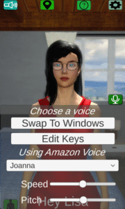 Voice Controls Panel